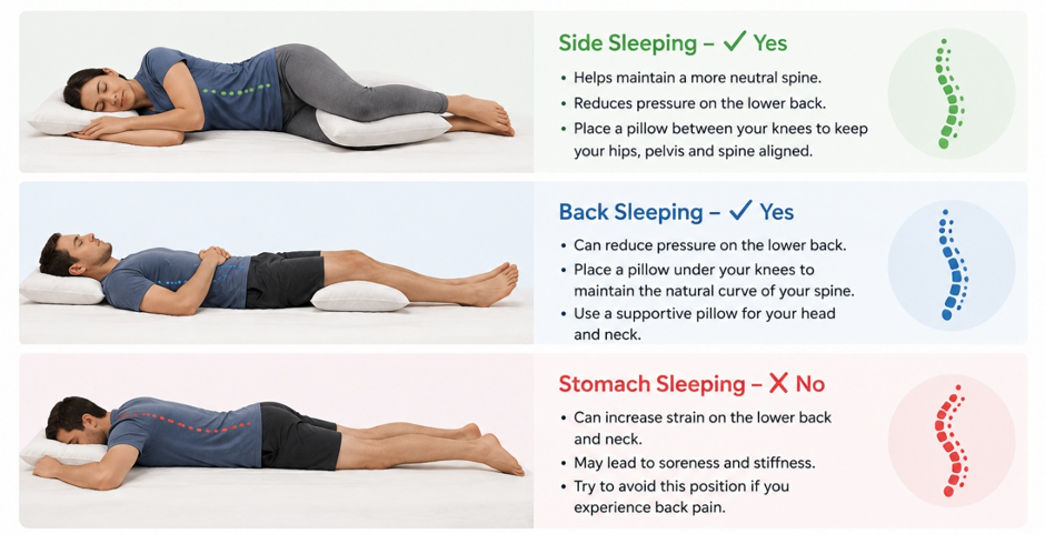Best Sleeping Position for Lower Back Pain
